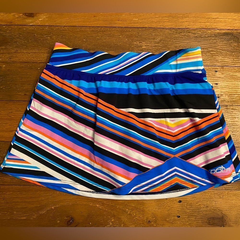 Dolfin Small Aquashape A-Line Swim Skirt bottoms bikini blue